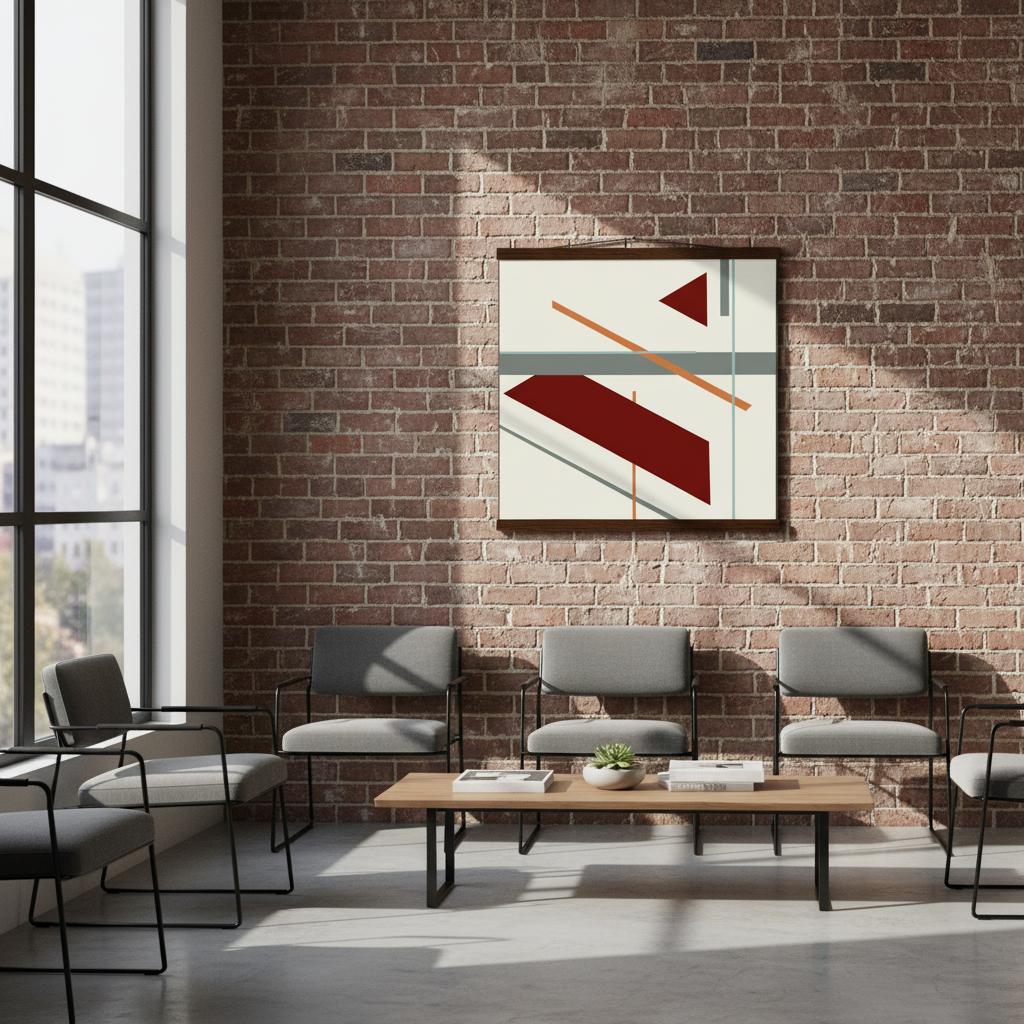 "Untitled 3" - Museum-Quality Matte Paper Poster with Hanger