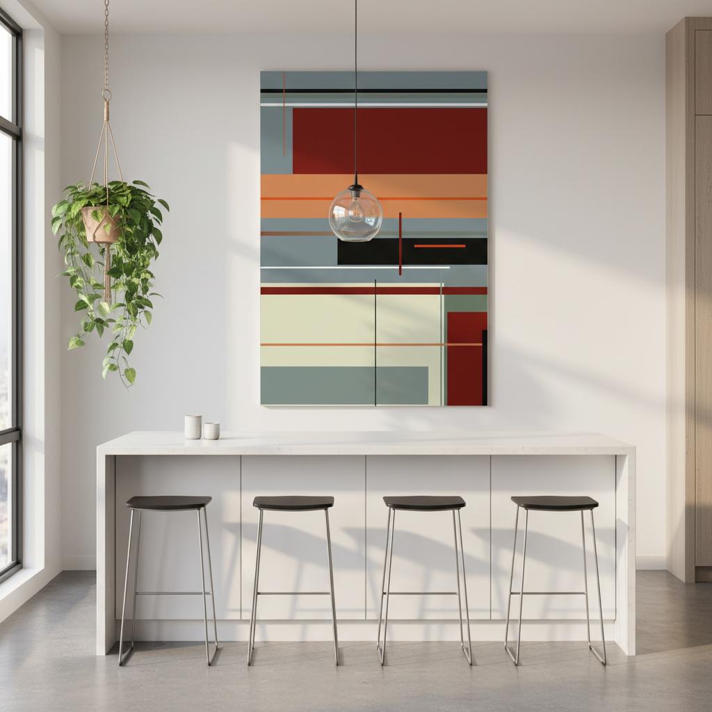 "Patios" - Aluminum Print