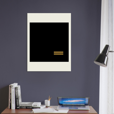 "Blank Peace" - Aluminum Print