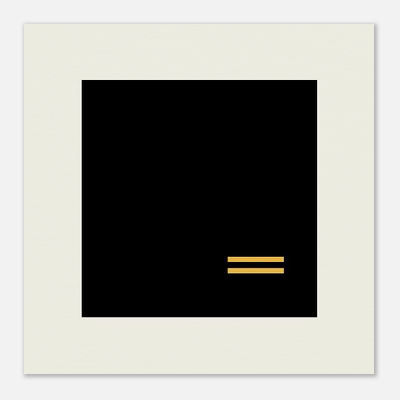 "Blank Peace" - Aluminum Print