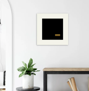 "Blank Peace" - Museum-Quality Matte Paper Poster