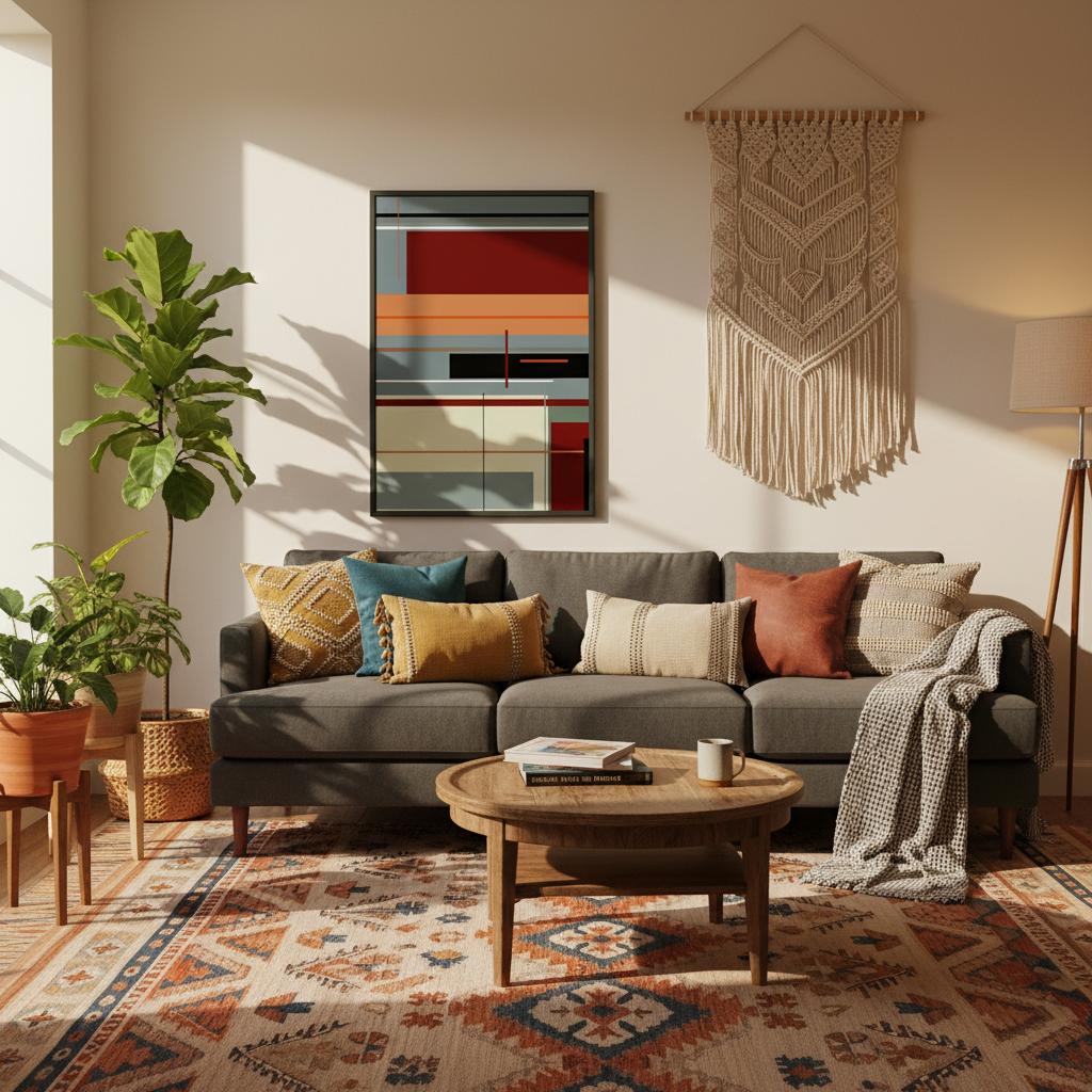 "Patios" - Metal Framed Poster With Museum-Quality Matte Paper