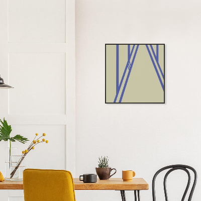 "Broken Scene" - Metal Framed Poster With Museum-Quality Matte Paper