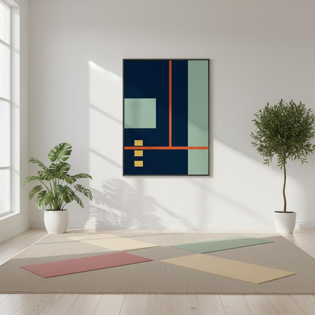 "Untitled B34" - Metal Framed Poster With Museum-Quality Matte Paper