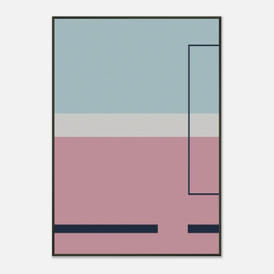 "Pane" - Metal Framed Poster With Museum-Quality Matte Paper