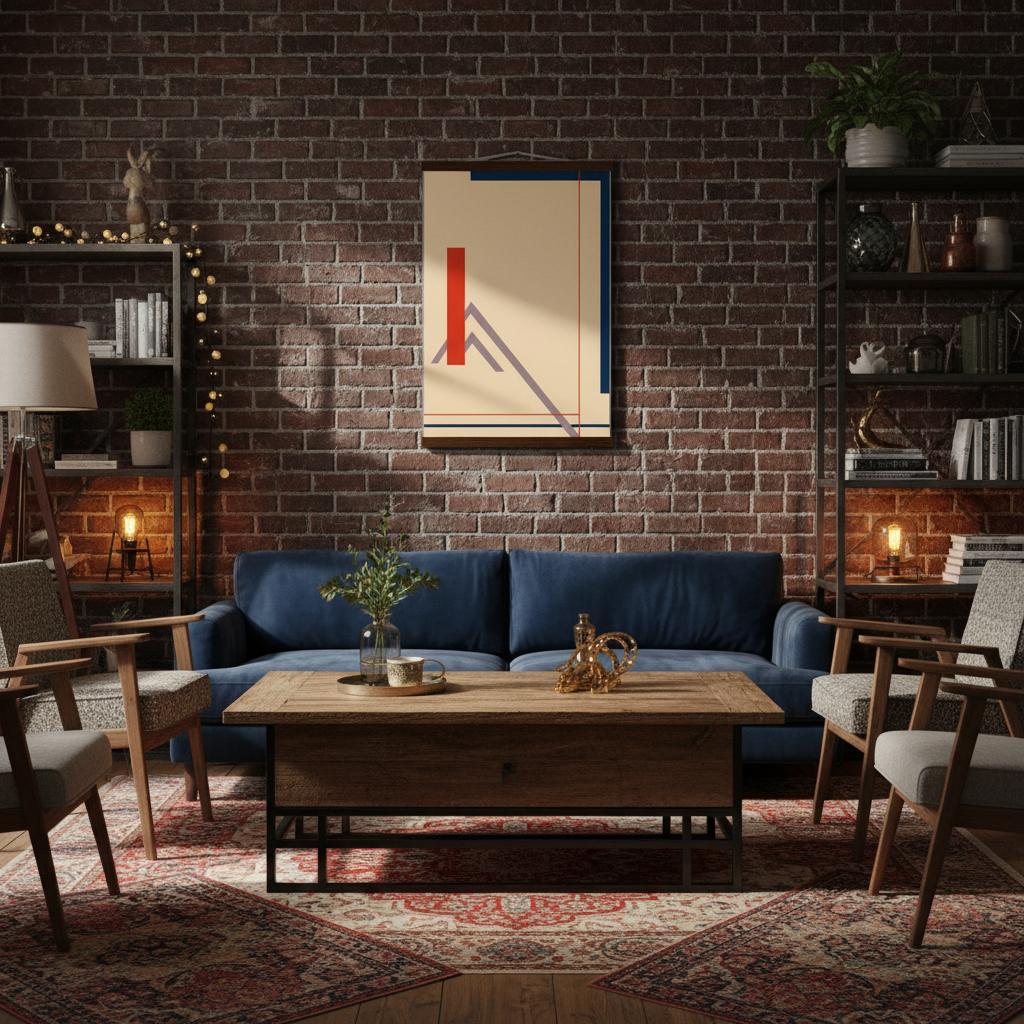 "Red Door Range" - Museum-Quality Matte Paper Poster with Hanger