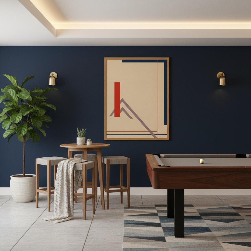 "Red Door Range" - Premium Wooden Framed Poster With Museum-Quality Matte Paper